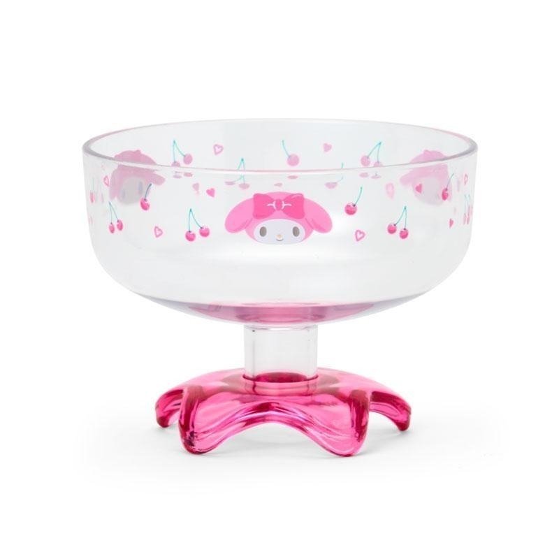 過生活IP訂購 三麗鷗 透明矮腳點心杯 HelloKitty 美樂蒂 大耳狗 酷洛米 6754R-細節圖6