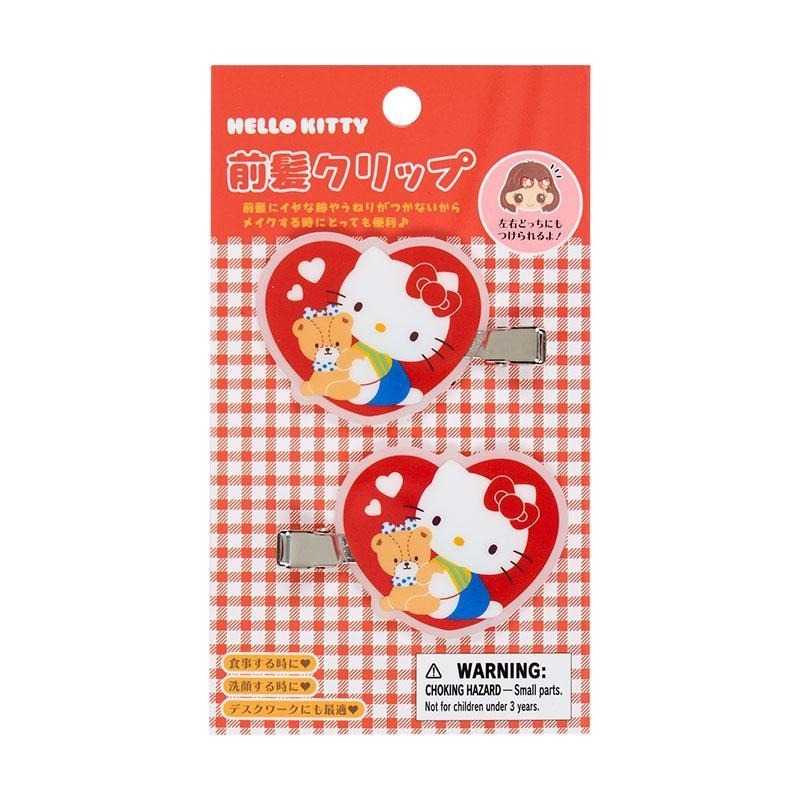 ((預購)) 壓克力髮夾2入組 HelloKitty 美樂蒂 雙子星 大耳狗 大眼蛙 20250507 過生活IP訂購-細節圖3