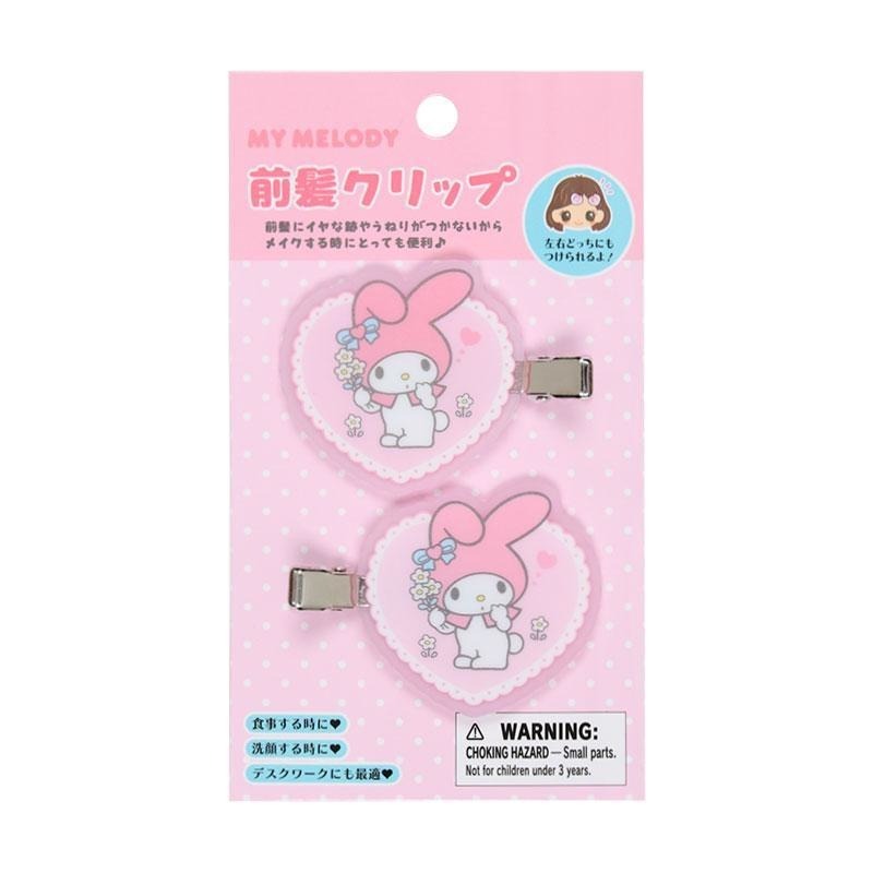 ((預購)) 壓克力髮夾2入組 HelloKitty 美樂蒂 雙子星 大耳狗 大眼蛙 20250507 過生活IP訂購-細節圖4