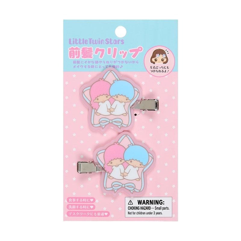 ((預購)) 壓克力髮夾2入組 HelloKitty 美樂蒂 雙子星 大耳狗 大眼蛙 20250507 過生活IP訂購-細節圖5