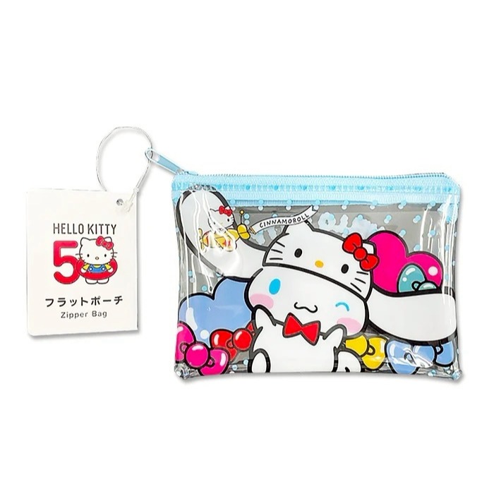 過生活IP訂購 三麗鷗 迷你扁平收納包(50週年 HelloKitty 美樂蒂 雙子星 大耳狗 帕恰狗 20250519-細節圖6