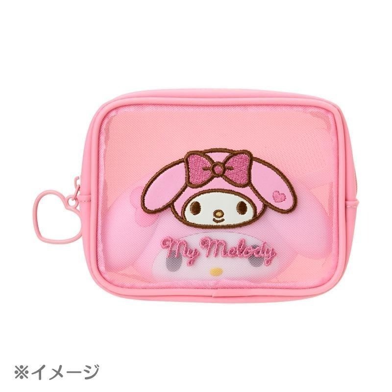 過生活IP訂購 三麗鷗 網紗化妝包 HelloKitty 美樂蒂 大耳狗 酷洛米 6A53R-細節圖7