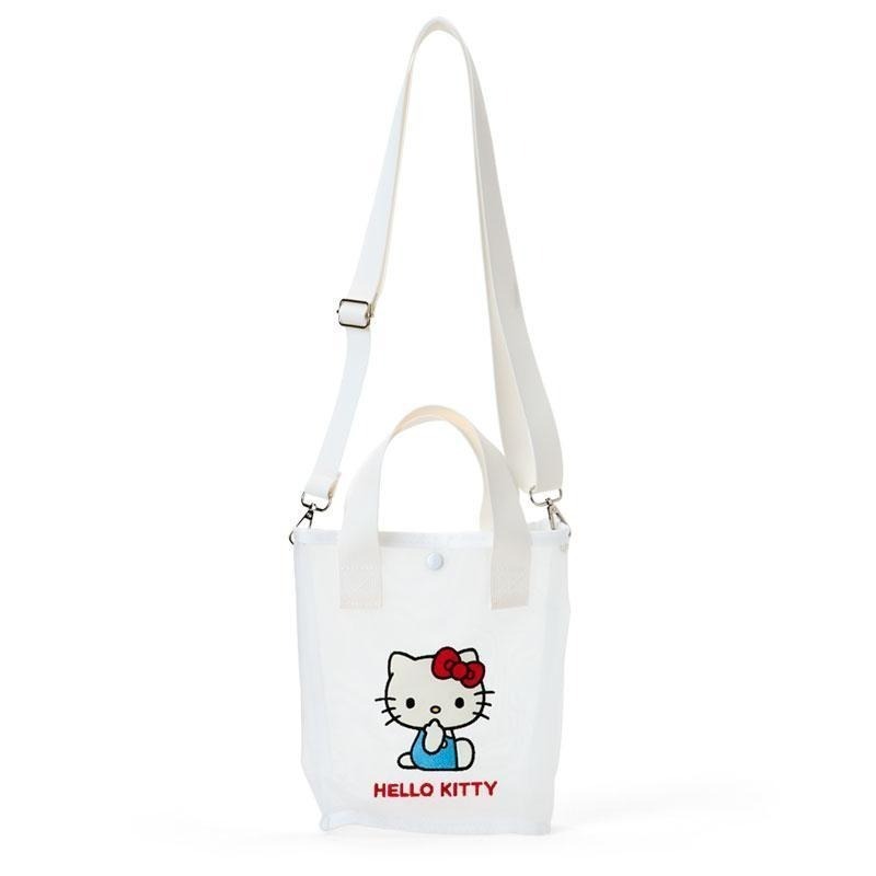 過生活IP訂購 三麗鷗 網紗手提斜背包 HelloKitty 美樂蒂 大耳狗 酷洛米 帕恰狗 11408-細節圖3