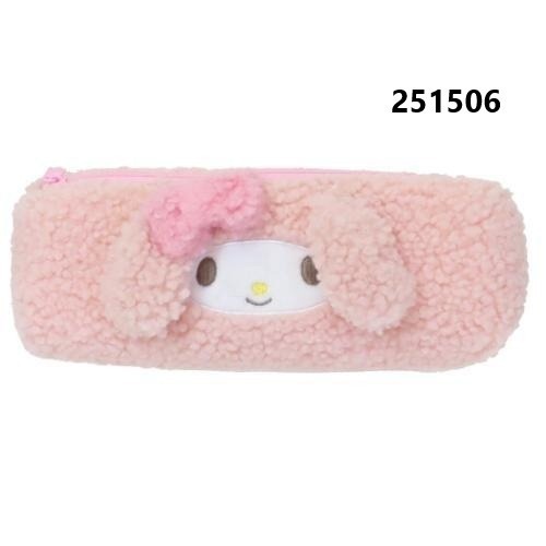 過生活IP訂購 三麗鷗 絨毛造型筆袋 HelloKitty 美樂蒂 大耳狗 酷洛米 帕恰狗 人魚漢頓 6655R-細節圖5