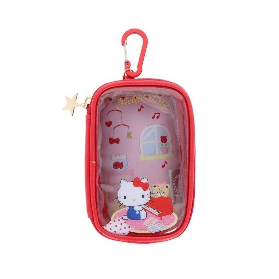 過生活IP訂購 透明玩偶收納包吊飾 美樂蒂 大耳狗 酷洛米 人魚漢頓 可樂玲 花小兔 丹尼爾 凱蒂貓 11411-細節圖3