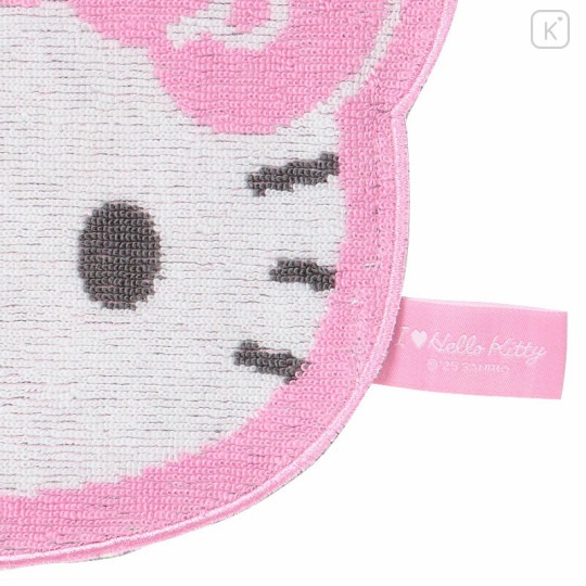 過生活IP訂購 Hello Kitty 純棉小方巾 (經典) 20250606-細節圖4