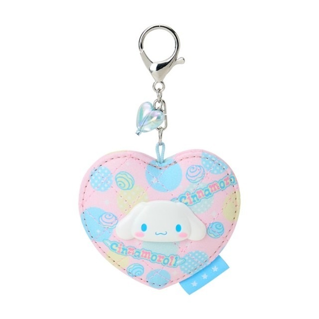 過生活IP訂購 三麗鷗 菱格造型隨身鏡吊飾 棉布風 HelloKitty 美樂蒂 大耳狗 11411-細節圖5