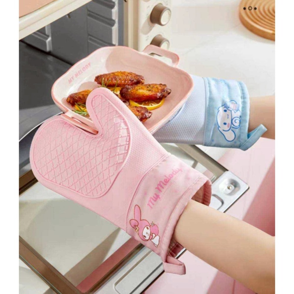 過生活IP訂購 三麗鷗 矽膠隔熱手套 HelloKitty 美樂蒂 大耳狗 酷洛米 11408-細節圖8