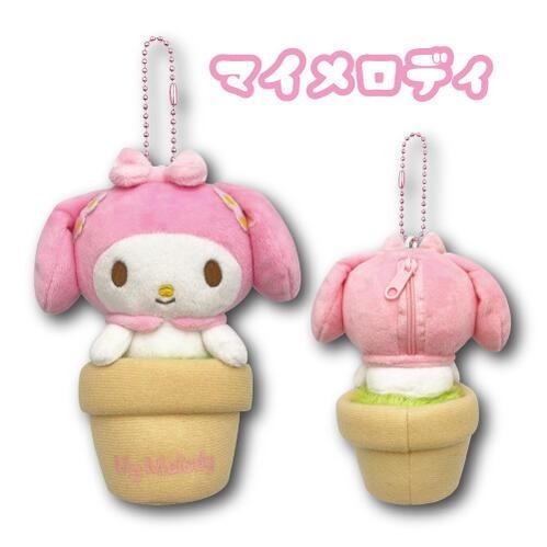 過生活IP訂購 三麗鷗 絨毛造型收納包 HelloKitty 美樂蒂 大耳狗 酷洛米 20250612-細節圖5