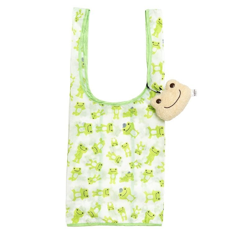 過生活IP訂購 Pickles the Frog 青蛙 萌蛙匹克 玩偶折疊環保購物袋 11411-細節圖5