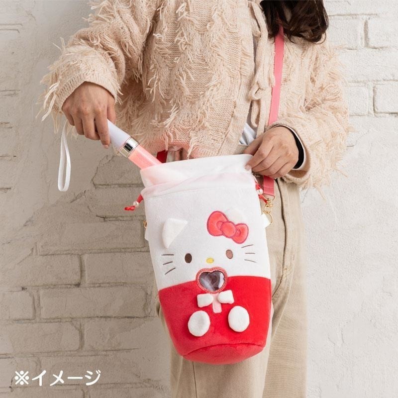 過生活IP訂購 三麗鷗 束口斜背包 HelloKitty 美樂蒂 大耳狗 酷洛米 6553R-細節圖3