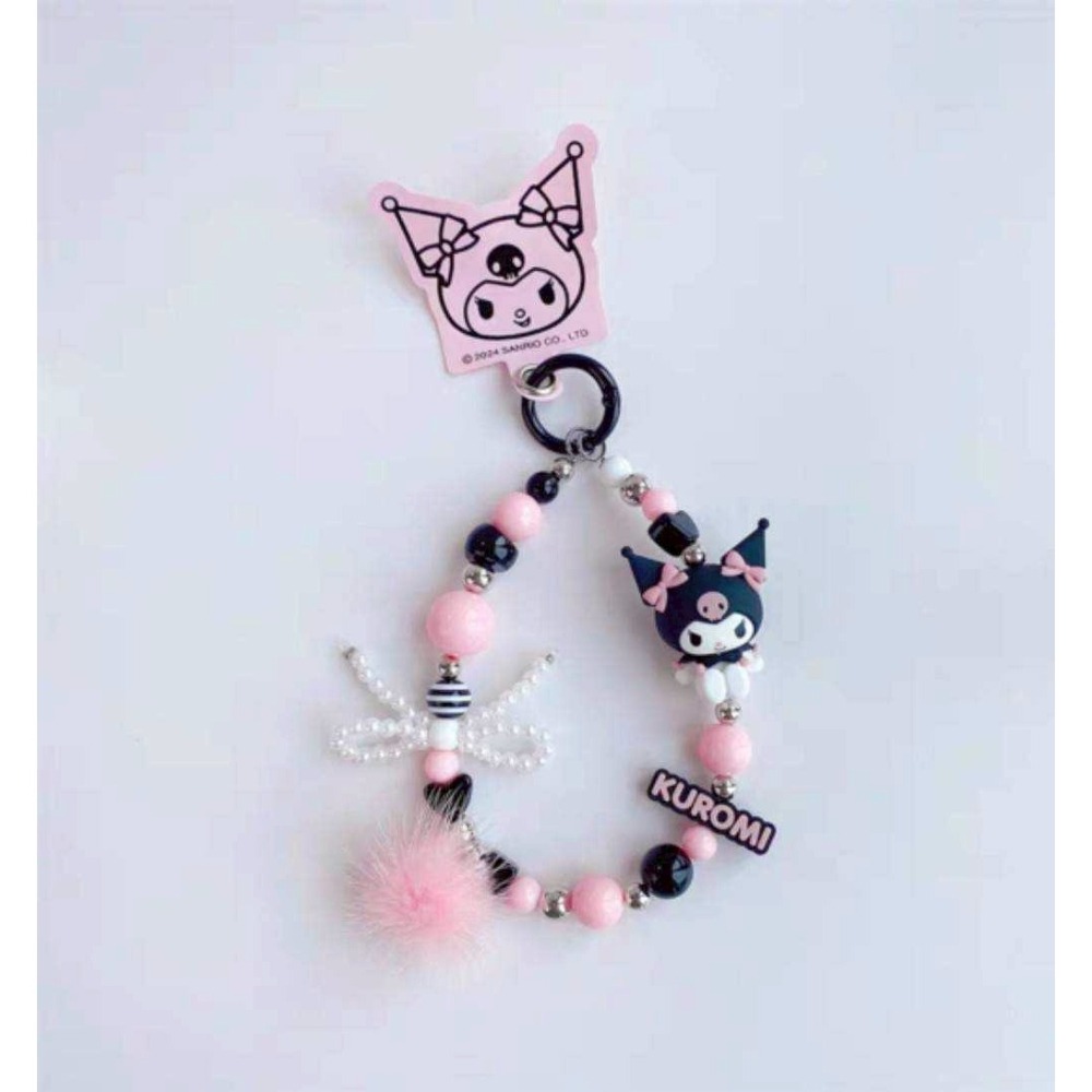 過生活IP訂購 三麗鷗 造型串珠手機吊飾 美樂蒂 酷洛米 20250619-細節圖4