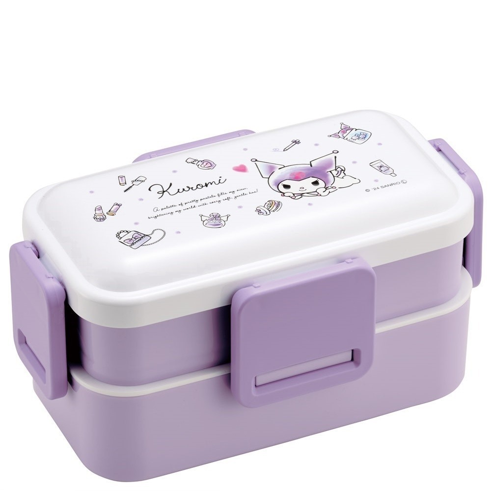 過生活IP訂購 三麗鷗 雙扣雙層便當盒 HelloKitty 酷洛米 11411-細節圖4