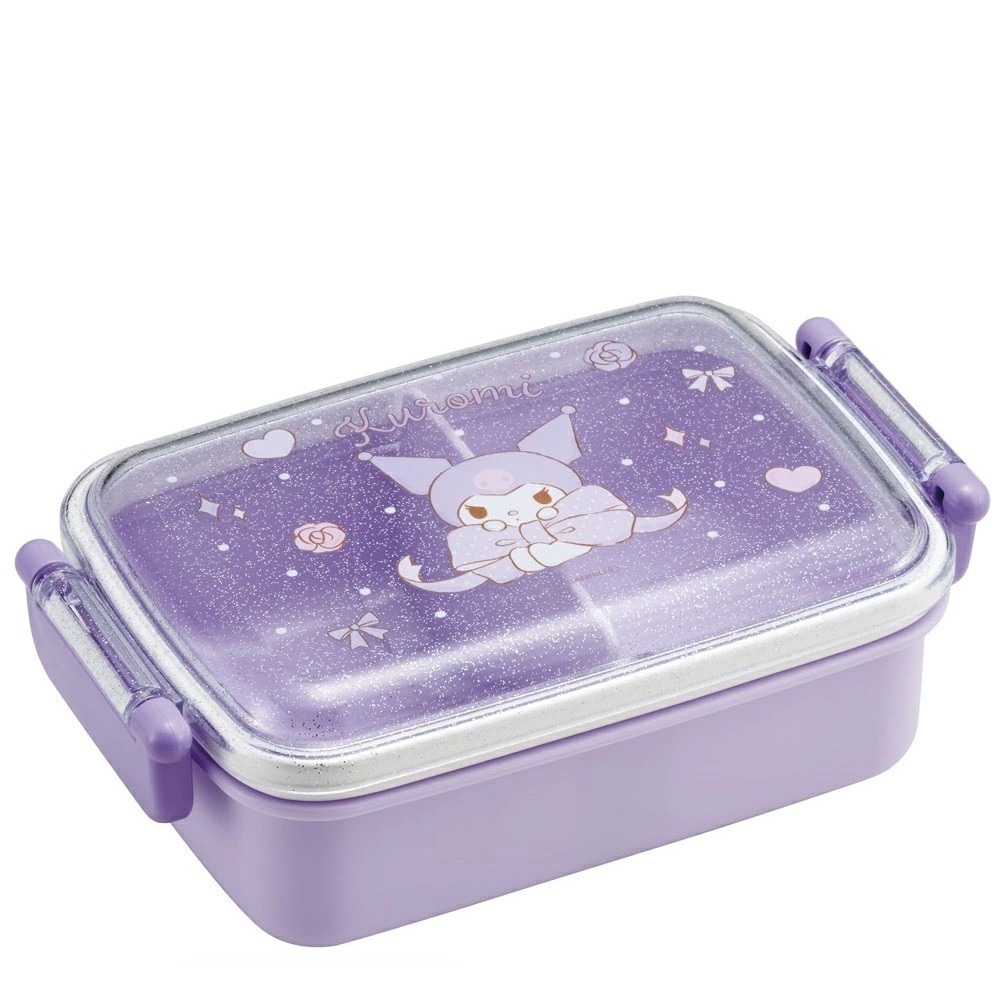 過生活IP訂購 三麗鷗 透明雙扣便當盒 HelloKitty 美樂蒂 大耳狗 酷洛米 11411-細節圖7