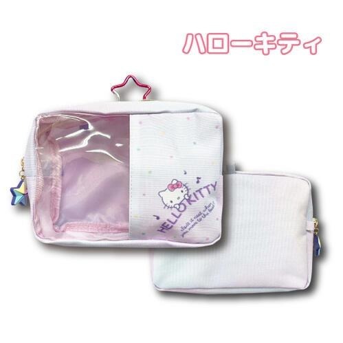 過生活IP訂購 三麗鷗 透明玩偶收納包吊飾 HelloKitty 美樂蒂 大耳狗 酷洛米 11406-細節圖4