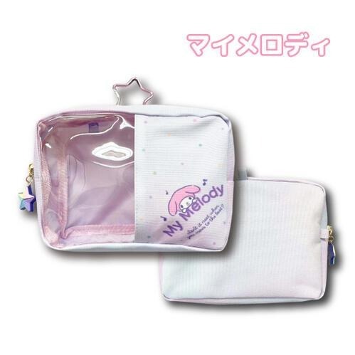 過生活IP訂購 三麗鷗 透明玩偶收納包吊飾 HelloKitty 美樂蒂 大耳狗 酷洛米 11406-細節圖5