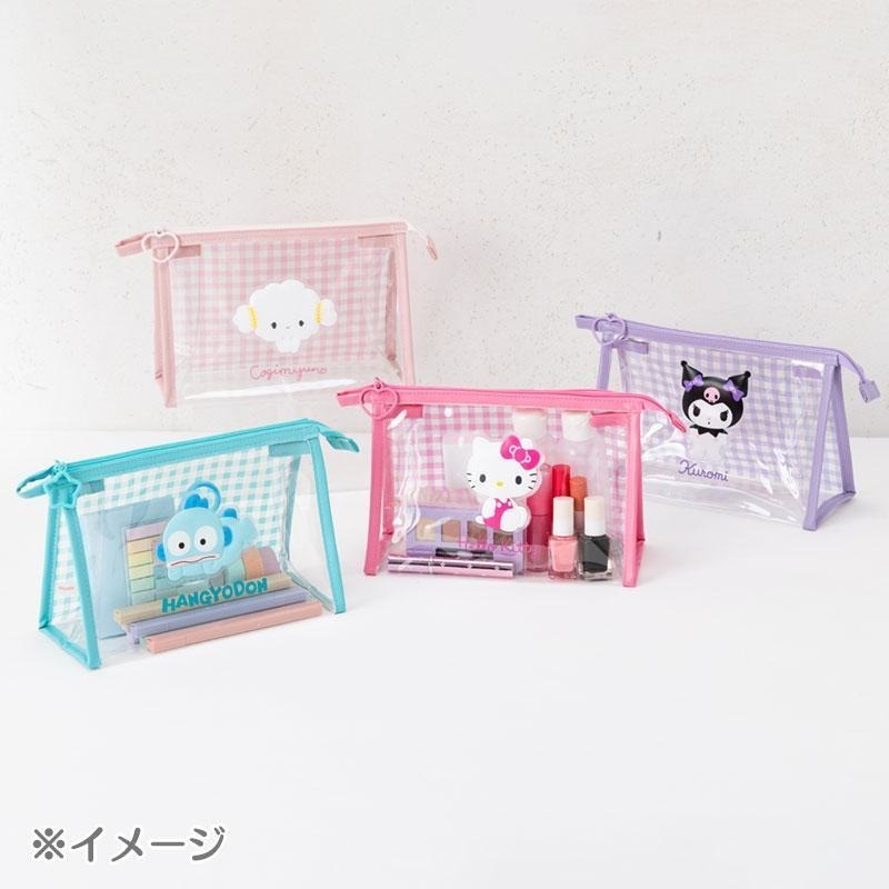 過生活IP訂購 三麗鷗 透明化妝包 HelloKitty 美樂蒂 布丁狗 大耳狗 酷洛米 帕恰狗 11406-細節圖3