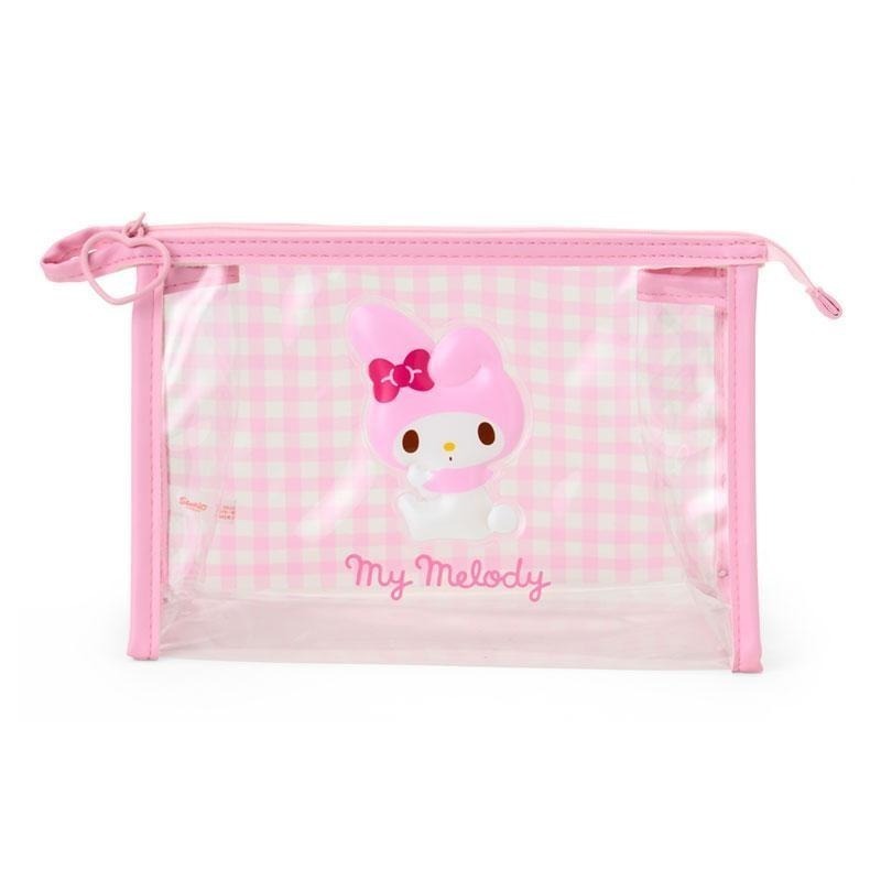 過生活IP訂購 三麗鷗 透明化妝包 HelloKitty 美樂蒂 布丁狗 大耳狗 酷洛米 帕恰狗 11406-細節圖5