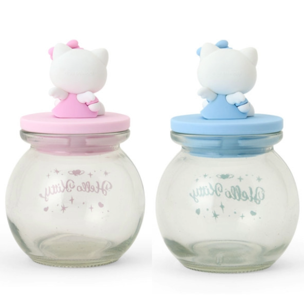 過生活IP訂購 三麗鷗 Hello Kitty 立體造型玻璃置物罐 天使 11411-細節圖3