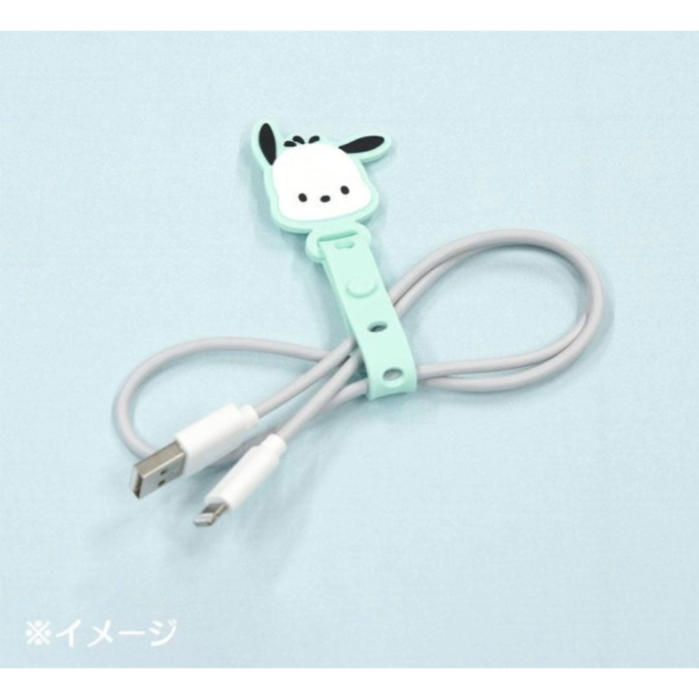 過生活IP訂購 三麗鷗 Pochacco 帕恰狗 矽膠造型捲線器3入組 11411-細節圖4