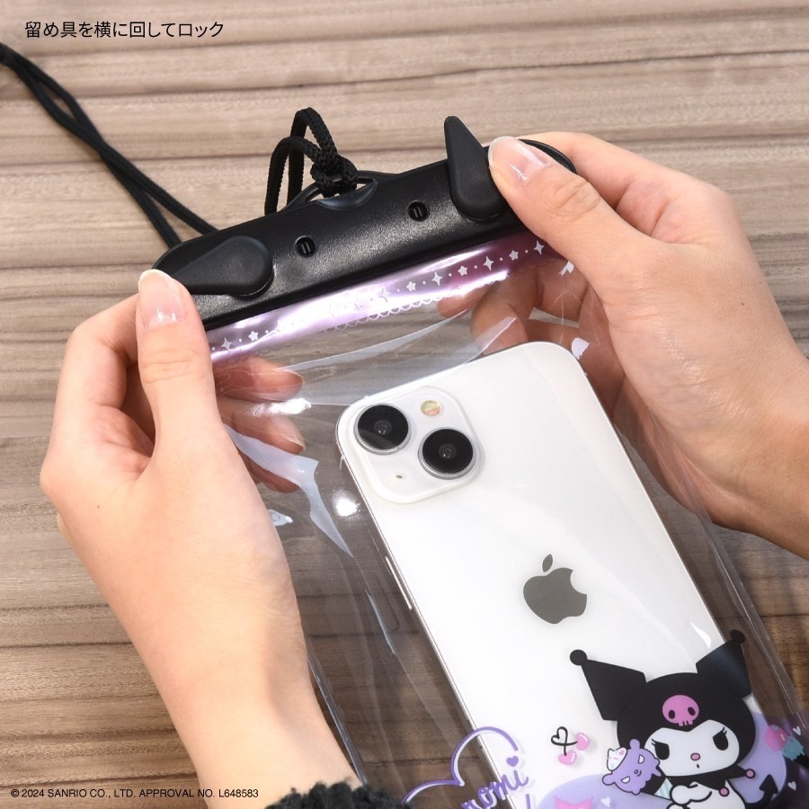 過生活IP訂購 三麗鷗 透明斜背手機包 HelloKitty 大耳狗 酷洛米 11411-細節圖4
