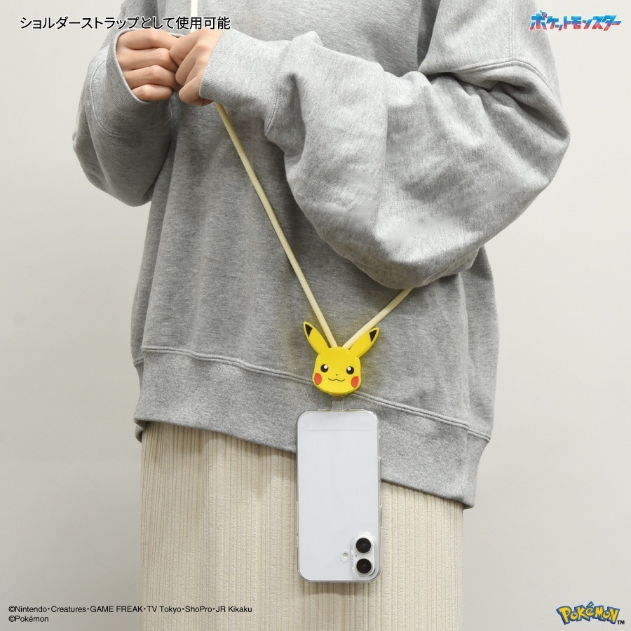過生活IP訂購 寶可夢 Pokemon 手機環扣附背帶 皮卡丘 百變怪 卡比獸 夢幻 11411-細節圖4