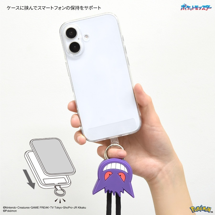 過生活IP訂購 寶可夢 Pokemon 手機環扣附背帶 皮卡丘 百變怪 卡比獸 夢幻 11411-細節圖6