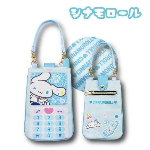 過生活IP訂購 三麗鷗 兩用手機包 平成高校美少女 HelloKitty 美樂蒂 大耳狗 酷洛米 11411-細節圖6