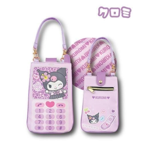過生活IP訂購 三麗鷗 兩用手機包 平成高校美少女 HelloKitty 美樂蒂 大耳狗 酷洛米 11411-細節圖7