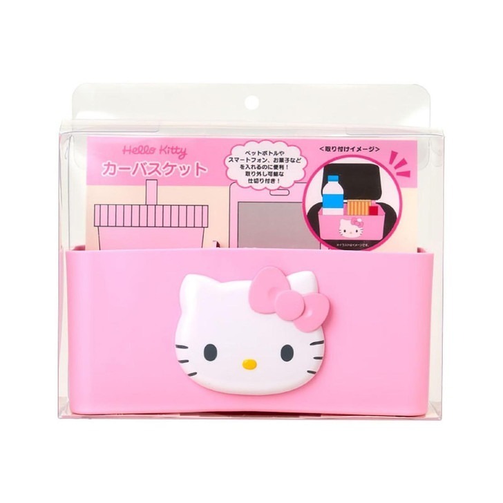 過生活IP訂購 三麗鷗 車用收納置物籃 HelloKitty 大耳狗 酷洛米 11411-細節圖9
