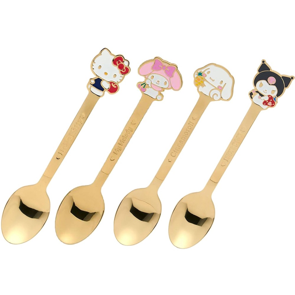 過生活IP訂購 三麗鷗 造型點心湯匙 HelloKitty 美樂蒂 大耳狗 酷洛米 11406-細節圖3