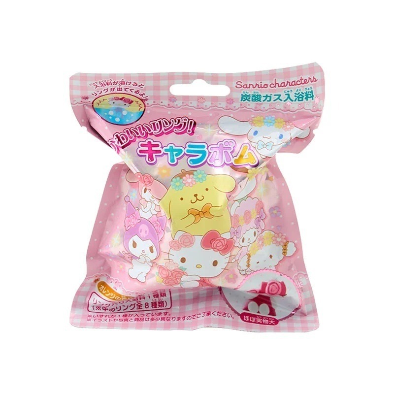 過生活IP訂購 三麗鷗 入浴球 沐浴球 HelloKitty 美樂蒂 大耳狗 酷洛米 布丁狗 帕恰狗 小麥粉 11411-細節圖3