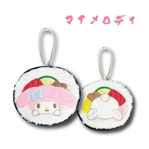 過生活IP訂購 三麗鷗 絨毛造型收納包  HelloKitty 美樂蒂 酷洛米 11407-細節圖5