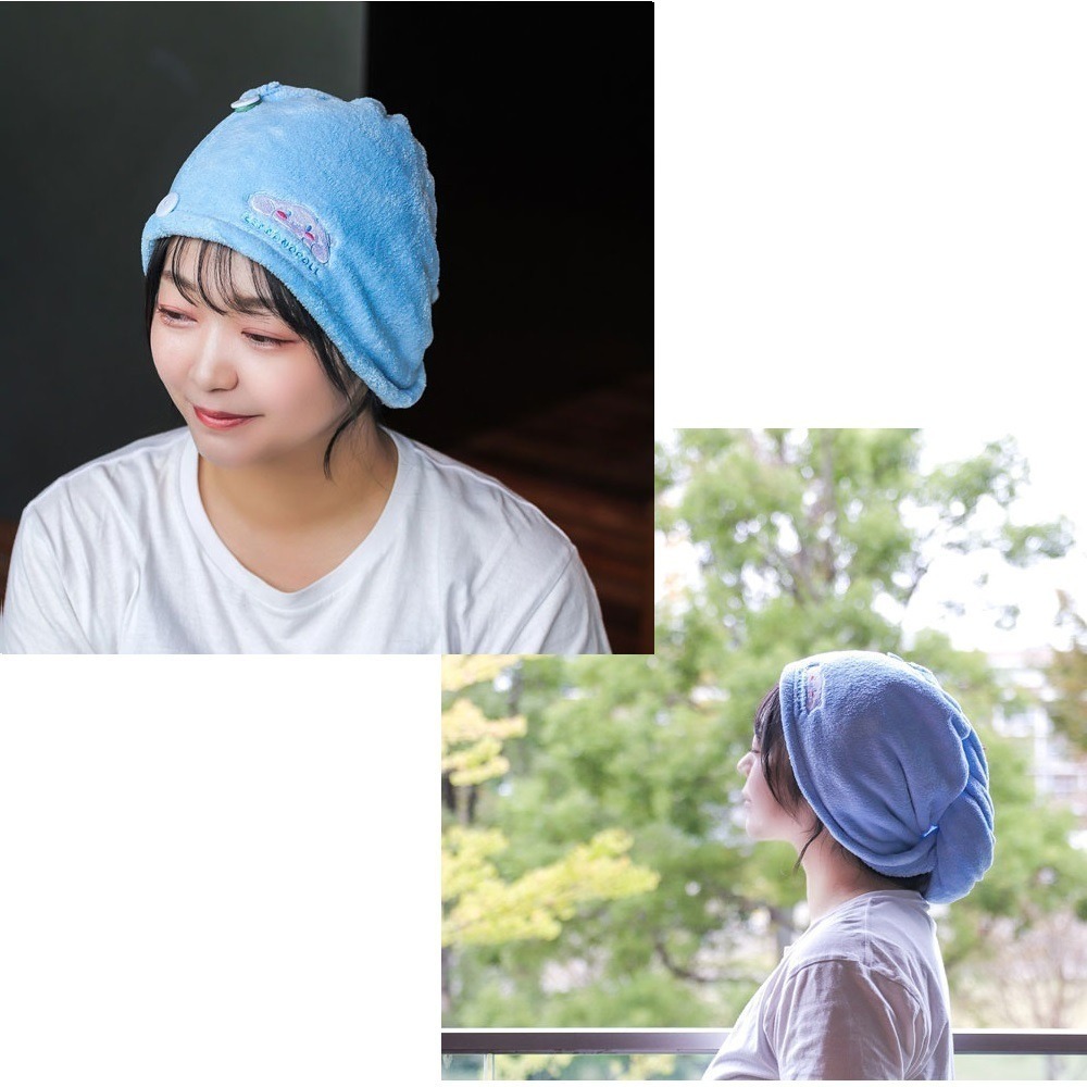 過生活IP訂購 三麗鷗 大耳狗 速乾擦髮巾 髮帽  11407-細節圖5