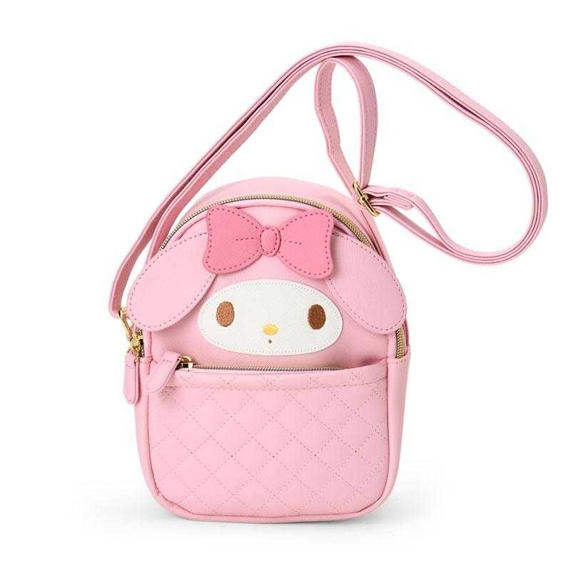 過生活IP訂購 三麗鷗 大臉造型斜背包 HelloKitty 美樂蒂 大耳狗 酷洛米 11407-細節圖5
