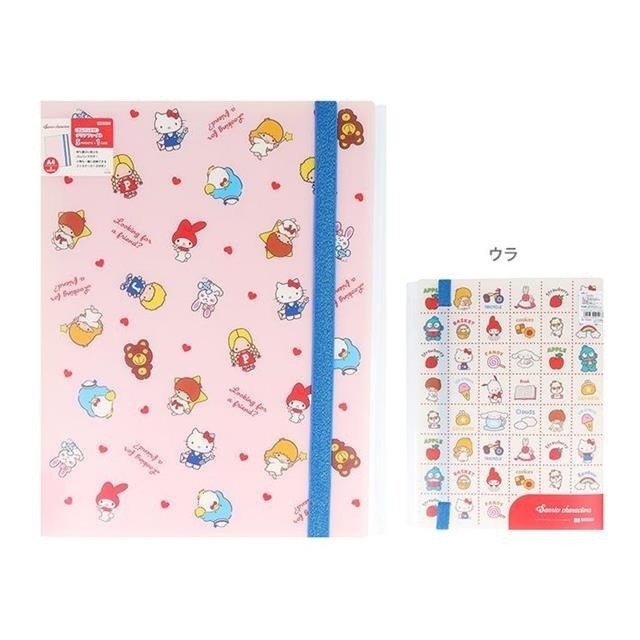 過生活IP訂購 三麗鷗 A4多功能資料夾 HelloKitty 美樂蒂 酷洛米 雙子星 山姆企鵝 11411-細節圖6