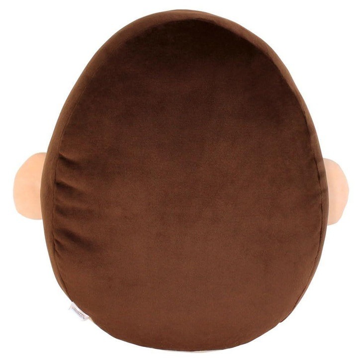 過生活IP訂購 蠟筆小新 絨毛玩偶靠墊 大臉款 抱枕 阿呆 11411-細節圖3