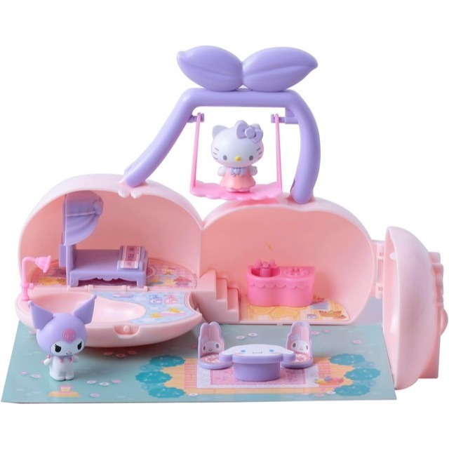 過生活IP訂購 三麗鷗 櫻桃屋家家酒玩具組 HelloKitty 美樂蒂 大耳狗 酷洛米 11411-細節圖3