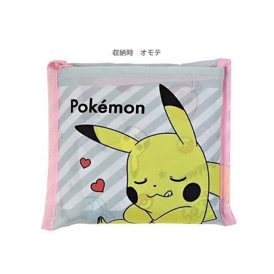 過生活IP訂購 寶可夢 Pokemon 皮卡丘 折疊環保購物袋 11411-細節圖4