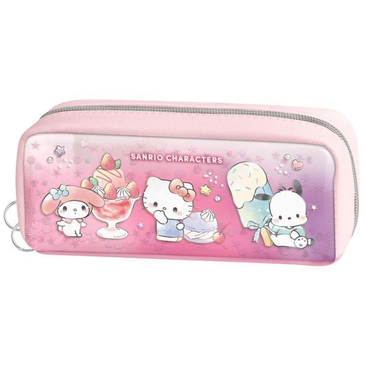 過生活IP訂購 三麗鷗 拉鍊筆袋 HelloKitty 美樂蒂 大耳狗 酷洛米 帕恰狗 布丁狗 11411-細節圖4