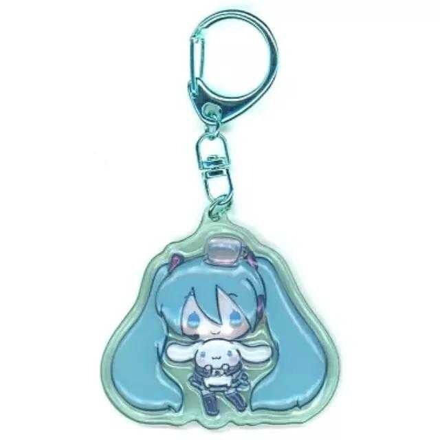 過生活IP訂購 三麗鷗 大耳狗 x 初音ミク 造型壓克力鑰匙圈 11431-細節圖3
