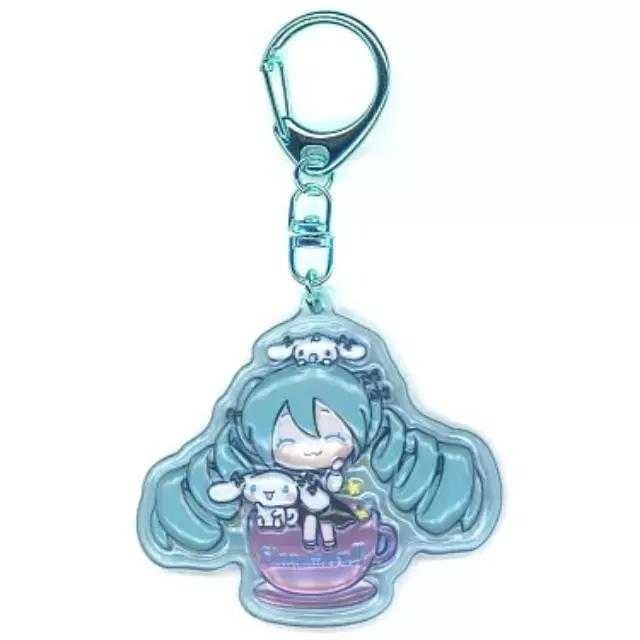過生活IP訂購 三麗鷗 大耳狗 x 初音ミク 造型壓克力鑰匙圈 11431-細節圖4