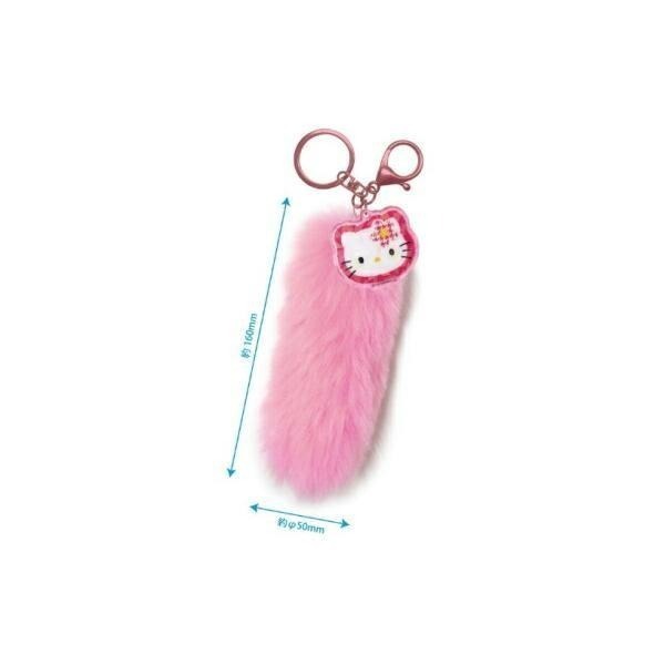 過生活IP訂購 三麗鷗 絨毛造型鑰匙圈 HelloKitty 美樂蒂 大耳狗 酷洛米 人魚漢頓 6516R-細節圖3