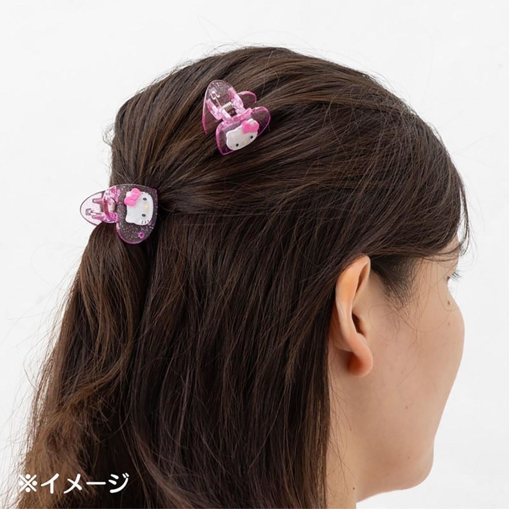 過生活IP訂購 三麗鷗 小鯊魚髮夾4入組 HelloKitty 美樂蒂 大耳狗 酷洛米 11408-細節圖8