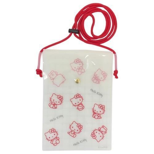 過生活IP訂購 三麗鷗 透明斜背手機包 HelloKitty 美樂蒂 大耳狗 酷洛米 11408-細節圖3