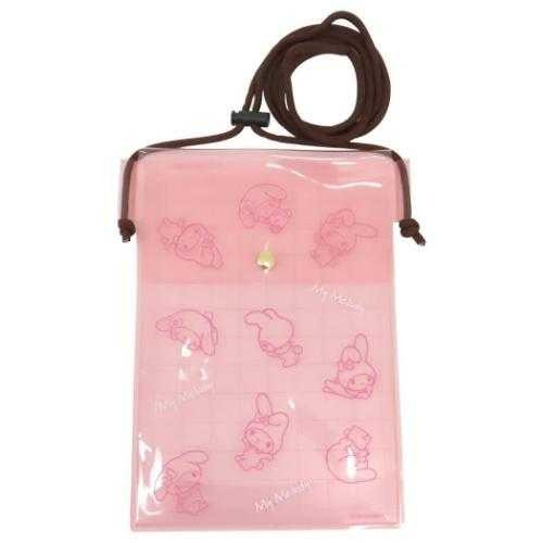 過生活IP訂購 三麗鷗 透明斜背手機包 HelloKitty 美樂蒂 大耳狗 酷洛米 11408-細節圖4