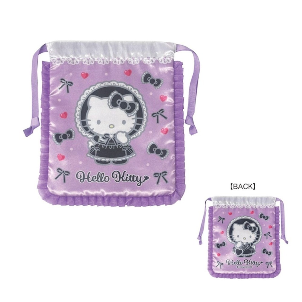過生活IP訂購 三麗鷗 HelloKitty 凱蒂貓  緞面束口袋 6A36R-細節圖4