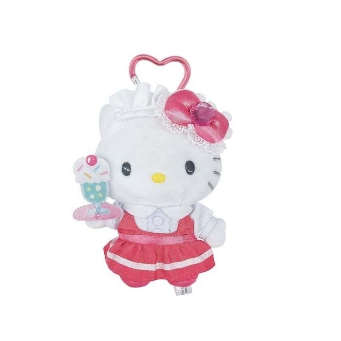 過生活IP訂購 三麗鷗 HelloKitty 凱蒂貓 絨毛玩偶吊飾 6A36R-細節圖5