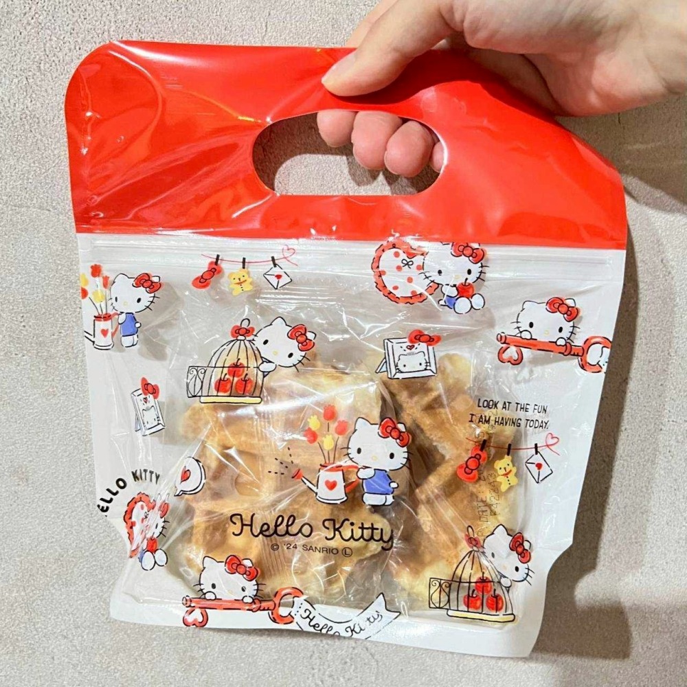 過生活IP訂購 三麗鷗 手提夾鏈袋2入組 HelloKitty 美樂蒂 大耳狗 酷洛米 11408-細節圖3