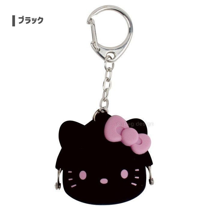 過生活IP訂購 三麗鷗 HelloKitty 凱蒂貓 p+g design  矽膠口金零錢包鎖圈 11408-細節圖5